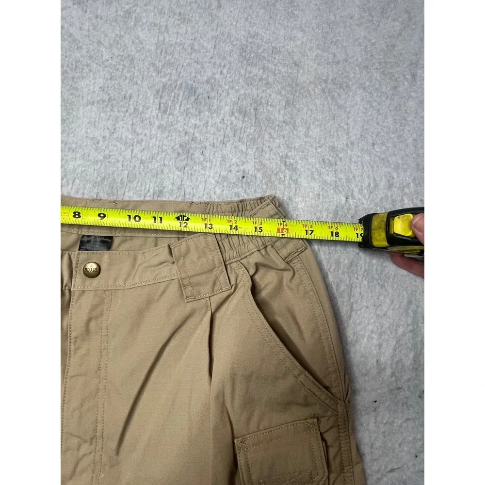 5.11 Tactical Cargo Pants Mens 36x32 Khaki Tan Ripstop Utility‎ Work Trousers